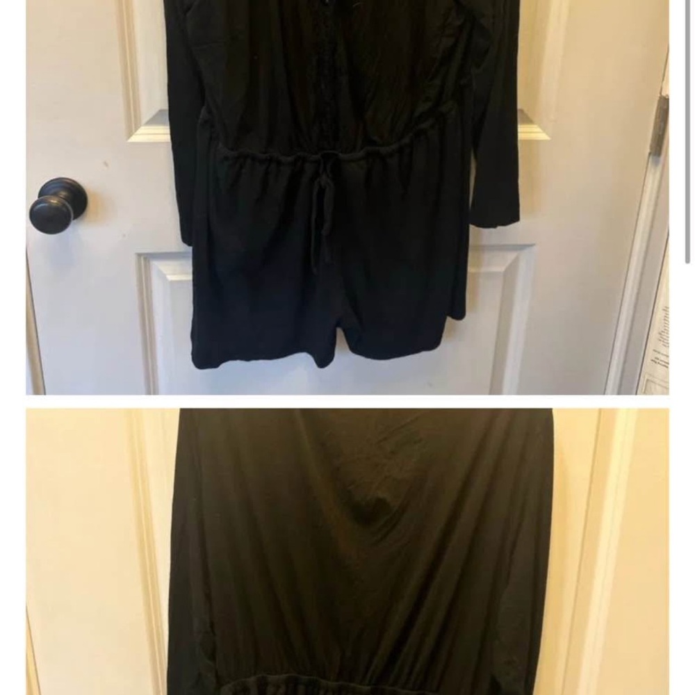 Size 18 city chic Black Long Sleeve Romper